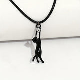 Colar Vintage com Pendente de Gato