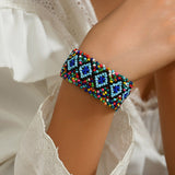 Pulseira Bohème Artesanal em Têxtil