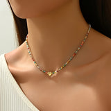 Coração de Pérolas: Colar Elegante