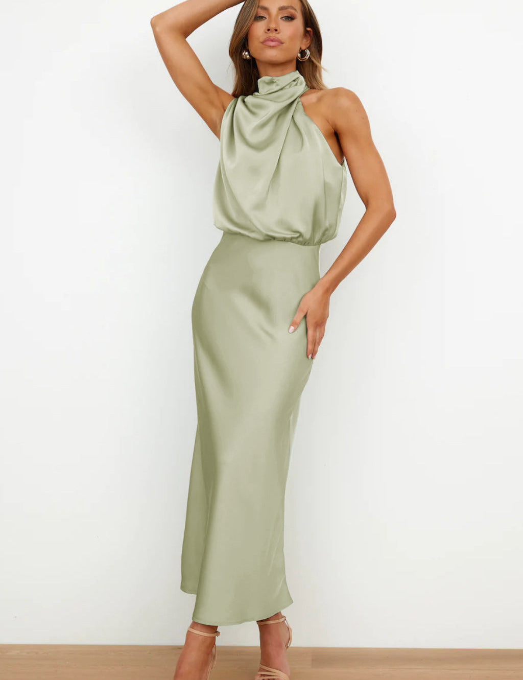 Tyra | Vestido de Gala Elegante com Decote Halter