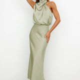 Tyra | Vestido de Gala Elegante com Decote Halter