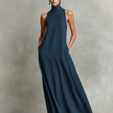 Caterina | Vestido longo minimalista