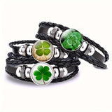 Pulseira de Trevo de Quatro Folhas