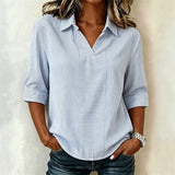 Camisa Rayada Casual