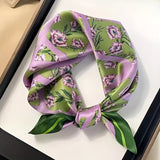 Cachecol com Estampa Floral Vintage