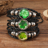 Pulseira de Trevo de Quatro Folhas