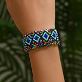 Pulseira Bohème Artesanal em Têxtil