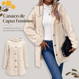 Casaco Feminino Acolchoado com Capuz 🧥