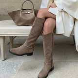 Botas azul marino topo