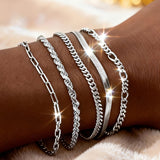 Conjunto de Pulseiras Vintage Estilo Boêmio
