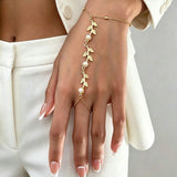 Pulseira Vintage em Formato de Folha