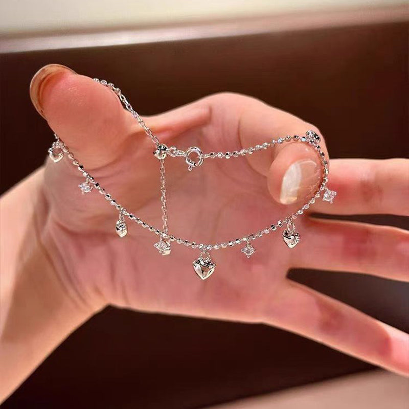 Pulseira Vintage em Forma de Coração