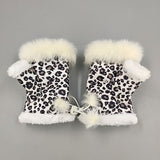 Luvas Térmicas com Estampa de Leopardo