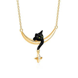 Colar Criativo com Pendente de Gato