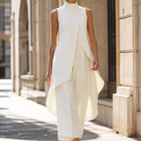 Catalina - Elegante Mono Largo de Caída