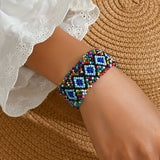 Pulseira Bohème Artesanal em Têxtil