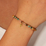 Pulseira Artesanal Vintage em Tecido