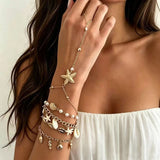 Conjunto de Pulseiras Vintage Boêmias