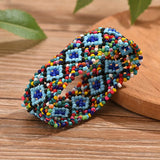Pulseira Bohème Artesanal em Têxtil