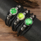 Pulseira de Trevo de Quatro Folhas