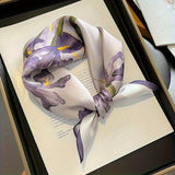 Écharpe Vintage à Motif Floral