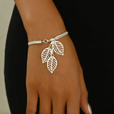 Pulseira Vintage com Folhas