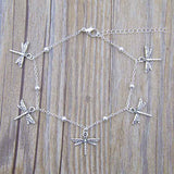 Pulseira Vintage com Estampa de Libélula