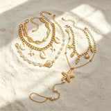 Conjunto de Pulseiras Vintage Boêmias