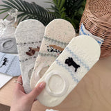 Meias com Estampas de Animais de Desenho Animado