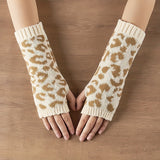 Luvas Térmicas com Estampa de Leopardo