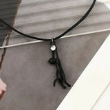 Colar Vintage com Pendente de Gato