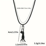 Colar Vintage com Pendente de Gato