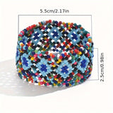 Pulseira Bohème Artesanal em Têxtil
