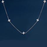 Colar Vintage com Trevo de Quatro Folhas