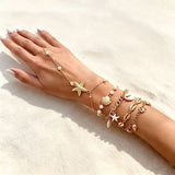 Conjunto de Pulseiras Vintage Boêmias