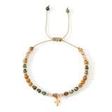 Pulseira Artesanal Vintage em Tecido