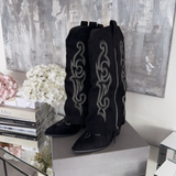 Botas de vaquero negras Lavinia