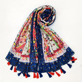 Cachecol Floral Vintage