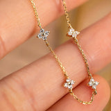 Colar Vintage com Trevo de Quatro Folhas