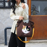 Saco Casual com Estampa de Gato