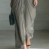 Zéphyrine | Long Pleated Dress