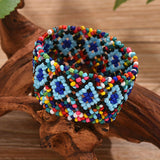 Pulseira Bohème Artesanal em Têxtil