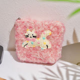 Carteira com Estampa de Gato Cartoon