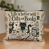 Casaco Vintage com Estampa de Gato