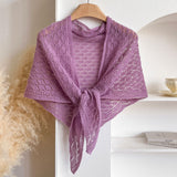 Xale Ajouré em Cor Exclusiva