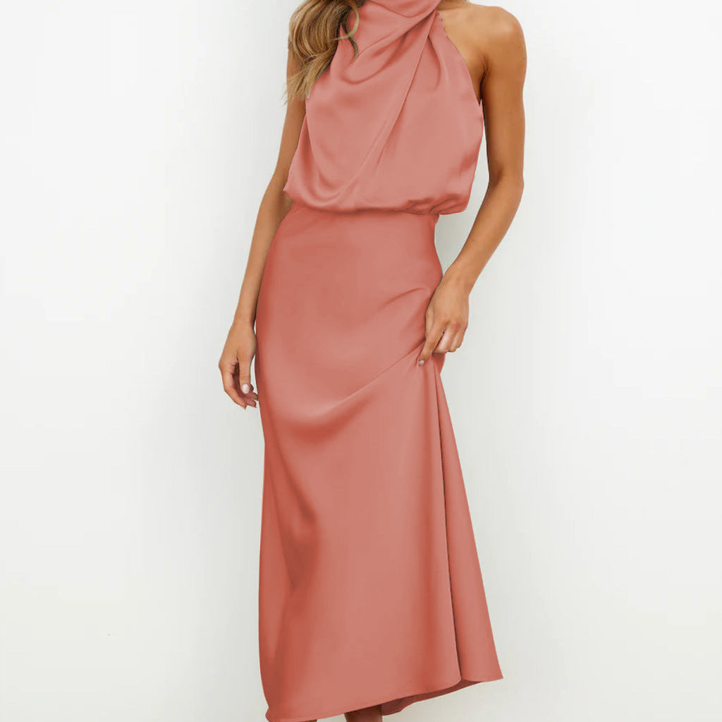 Tyra | Vestido de Gala Elegante com Decote Halter