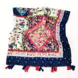 Cachecol Floral Vintage