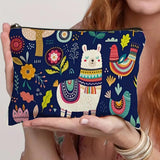 Casaco Casual com Estampa de Alpaca