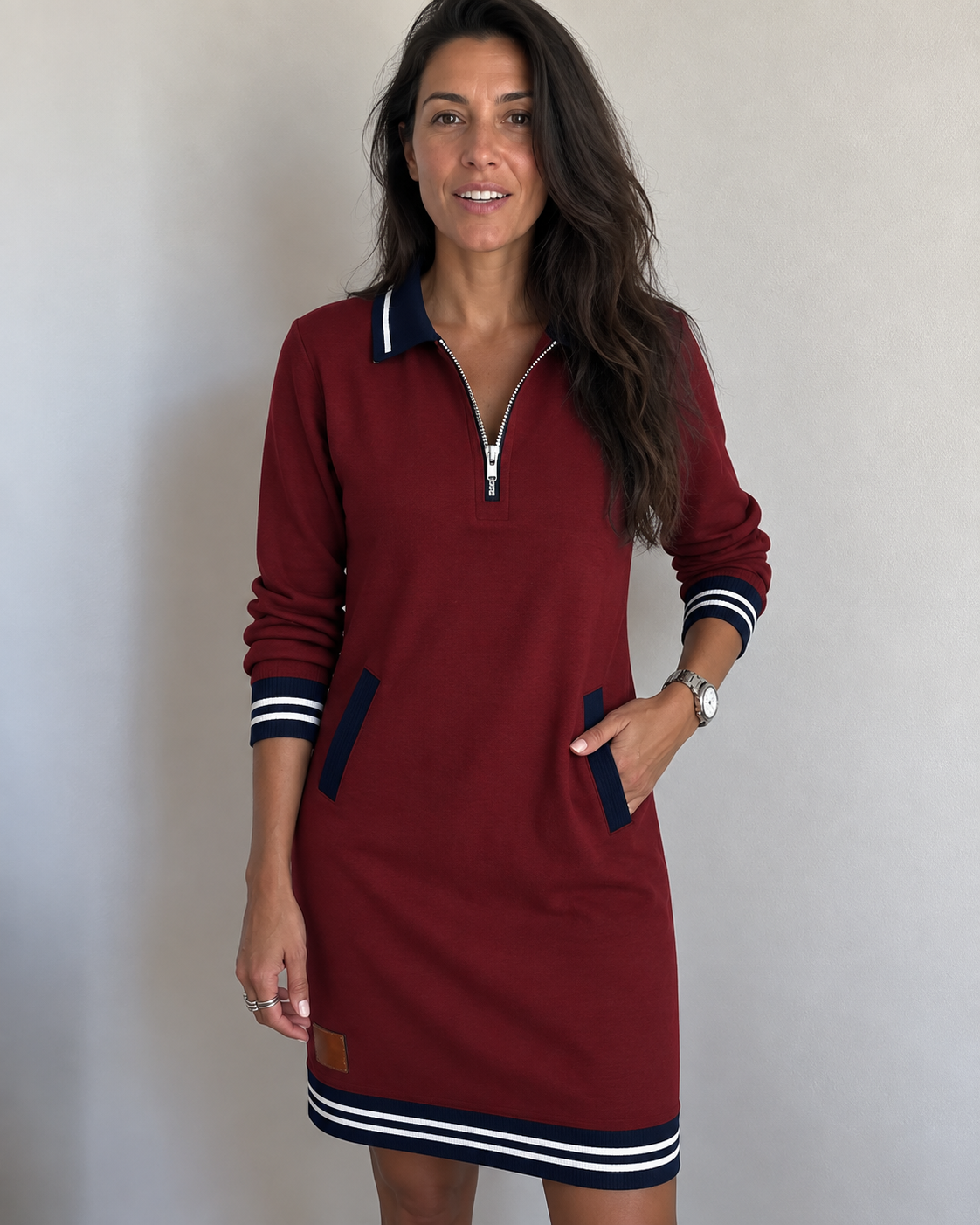 Sophie | Vestido Elegante de Manga Longa