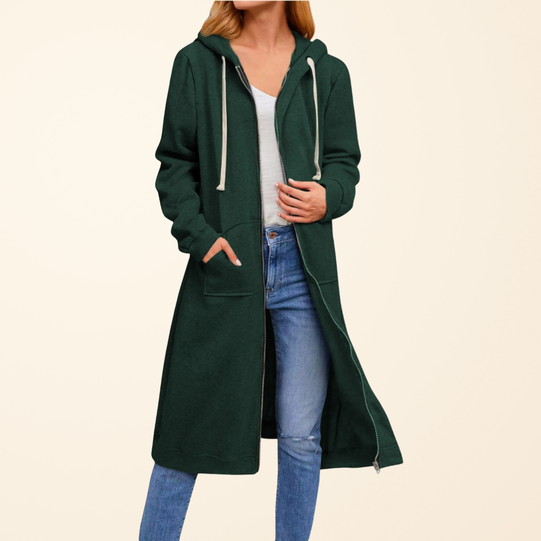 Brixley | Cardigan Longo com Zíper